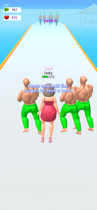 Queen's Charge Game Screenshot - Game interface with stats